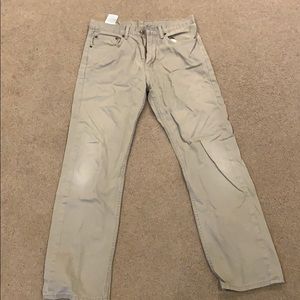 Levi Denim Jeans Khaki Colored